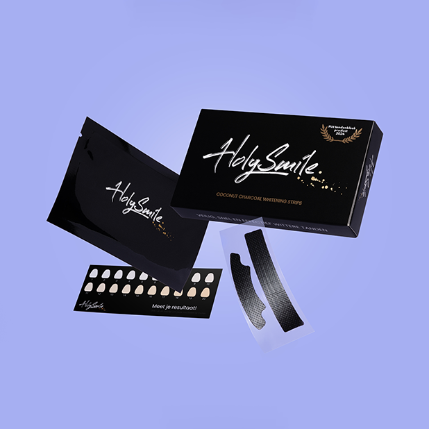 Paquete de tiras blanqueadoras y polígrafo